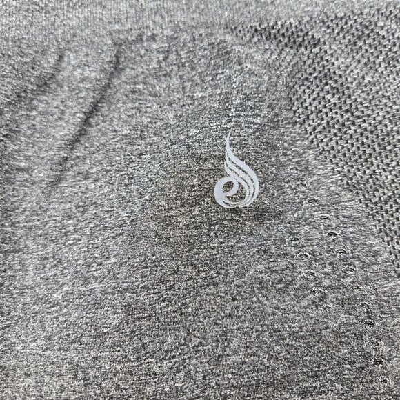 Ryderwear High-Waisted Seamless Staples Compression Shorts M Dark Grey - Picture 2 of 6